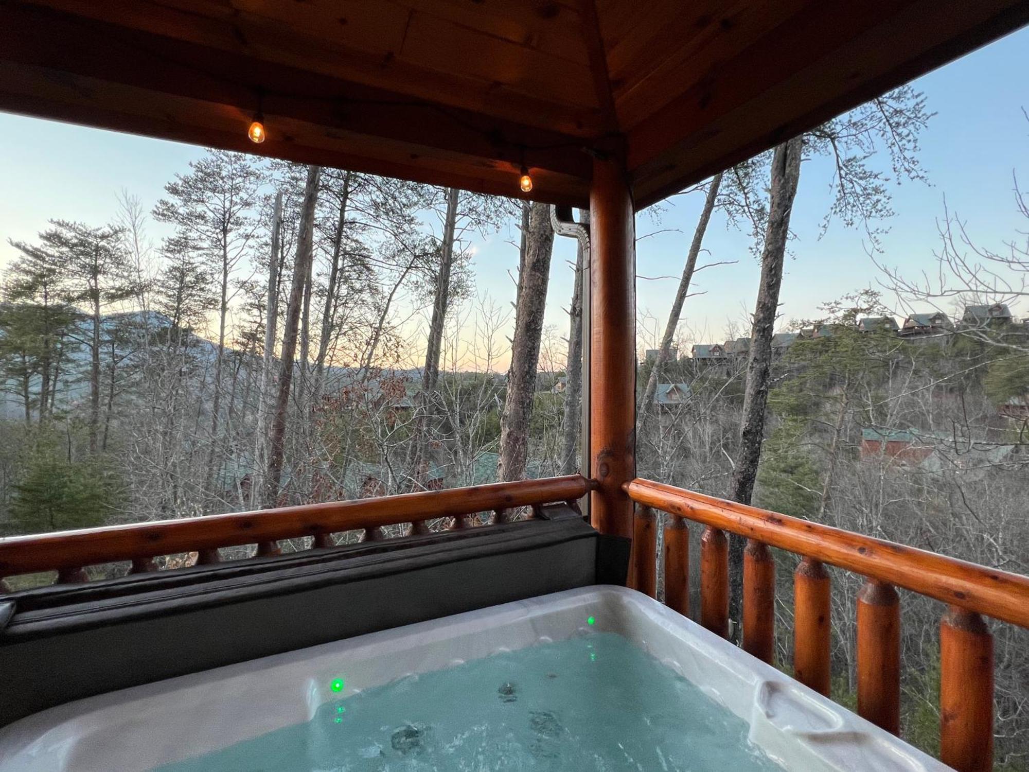 Indoor Heated Pool Hot Tub Cabin Sevierville Luaran gambar