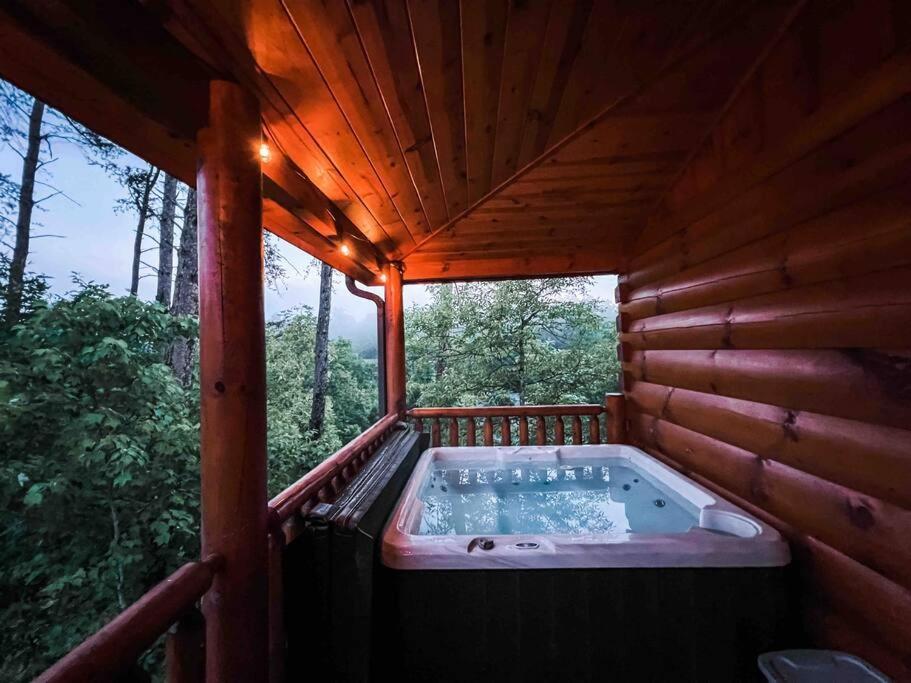 Indoor Heated Pool Hot Tub Cabin Sevierville Luaran gambar