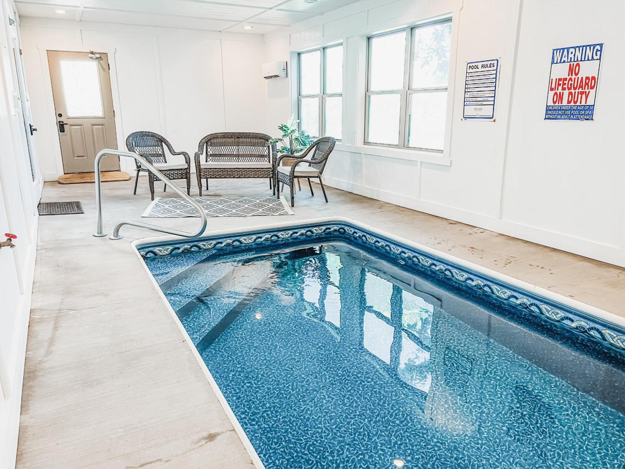 Indoor Heated Pool Hot Tub Cabin Sevierville Luaran gambar