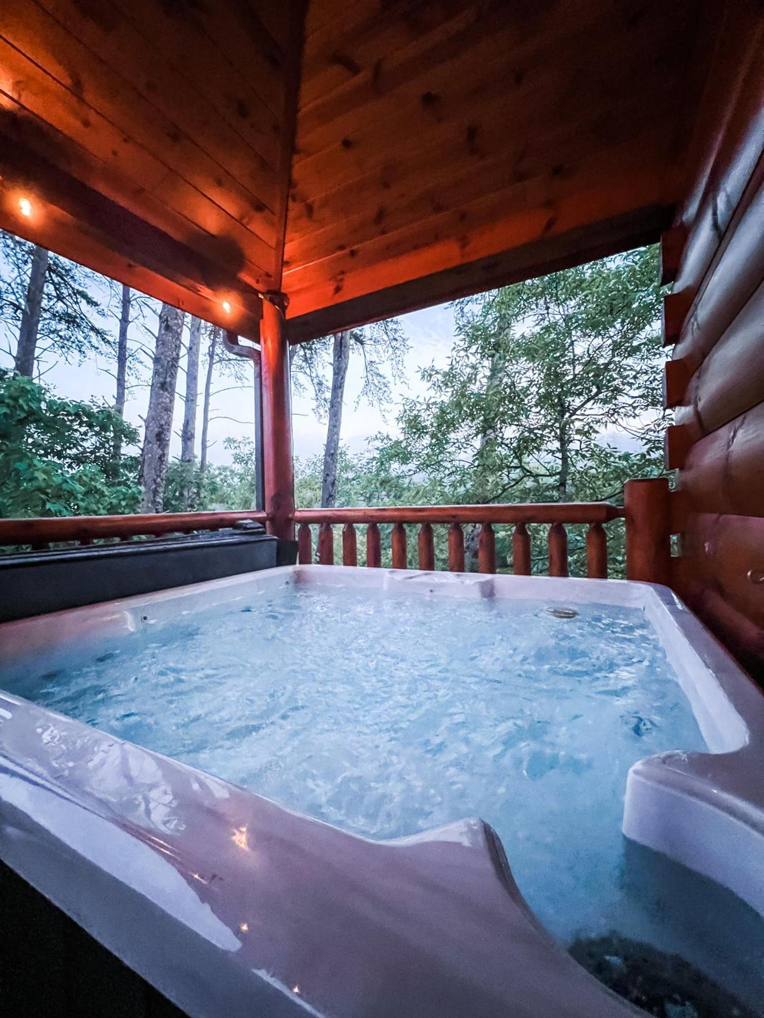 Indoor Heated Pool Hot Tub Cabin Sevierville Luaran gambar